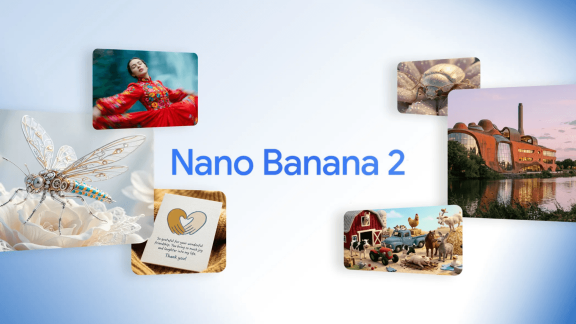 Google, bugün Gemini'ye gelecek olan Nano Banana 2 AI görüntü modelini ortaya koyuyor