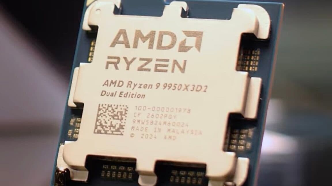 AMD'nin Ryzen 9 9950X3D2 Dual Edition'ı tek bir çipe 208 MB önbellek sığdırıyor