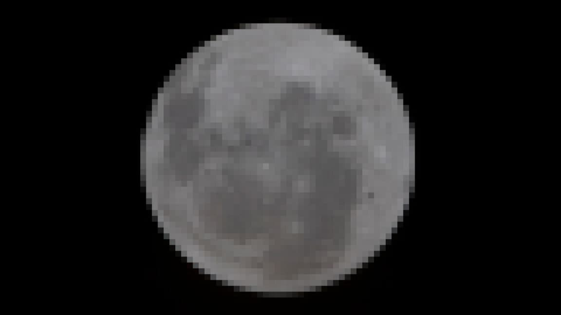 Why will today's lunar flyby only beam back low-resolution video?