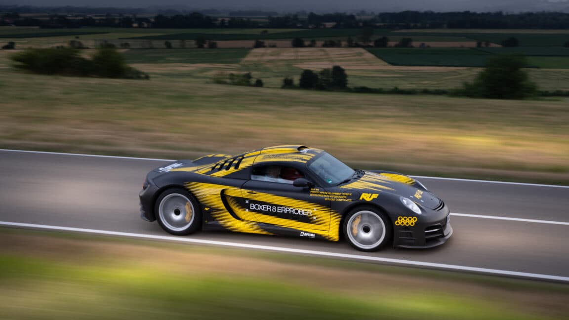 Ruf, Goodwood'da yeni düz sekizli motorunu tanıttı