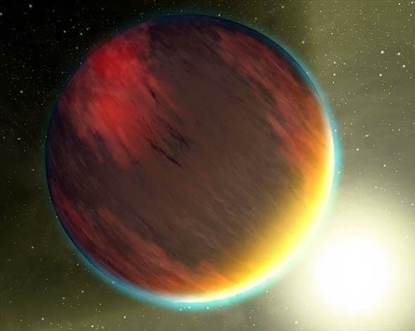 Kayalık bir ötegezegenin atmosferinde helyumun oluştuğunu gördük