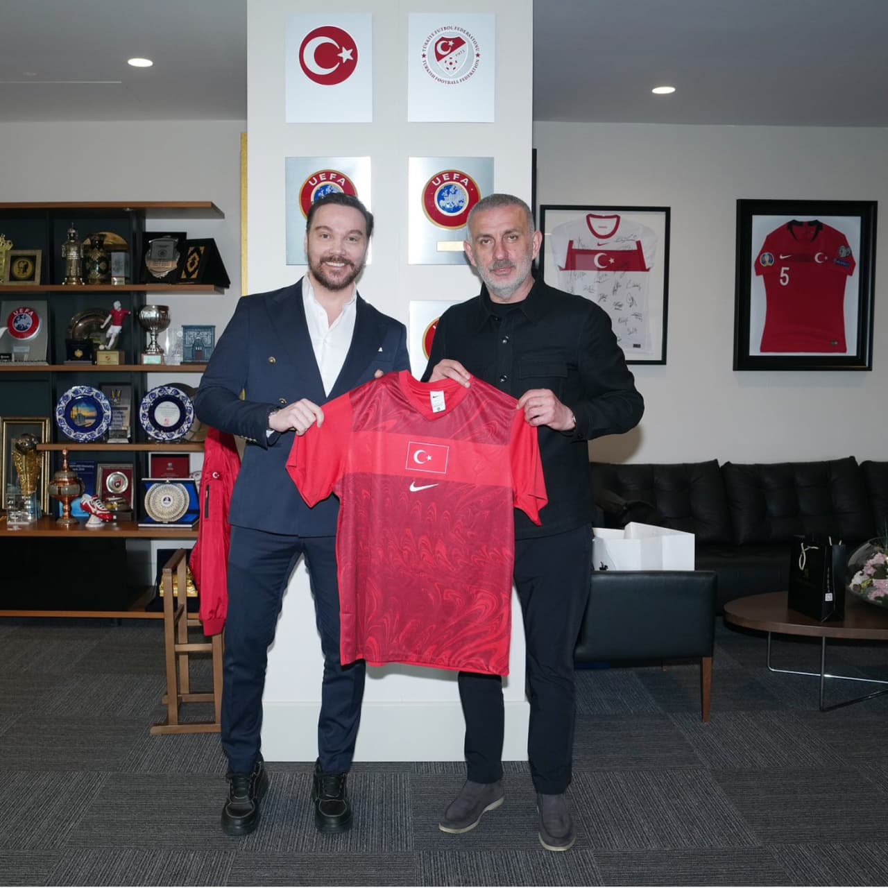 TFF Başkanını ziyaret etti