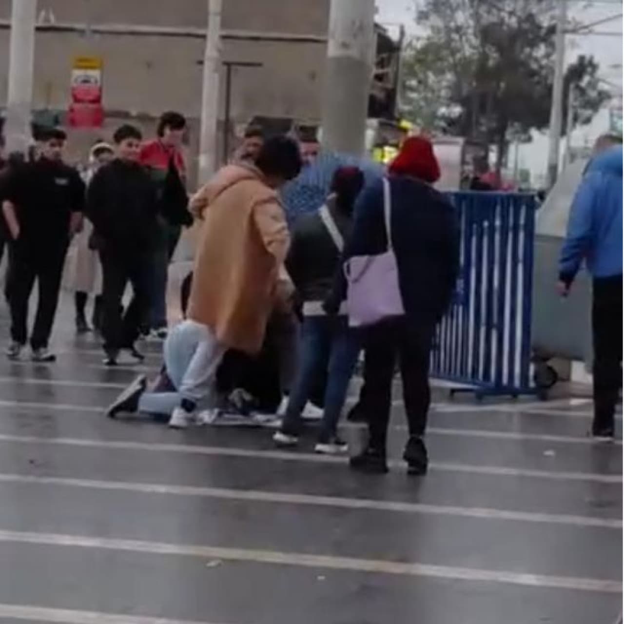 Engelli bireye darp kamerada