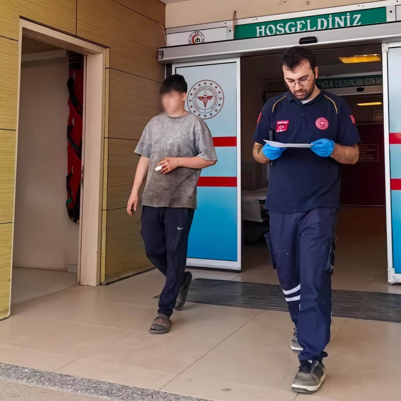 Stajyer işçinin parmağı koptu!