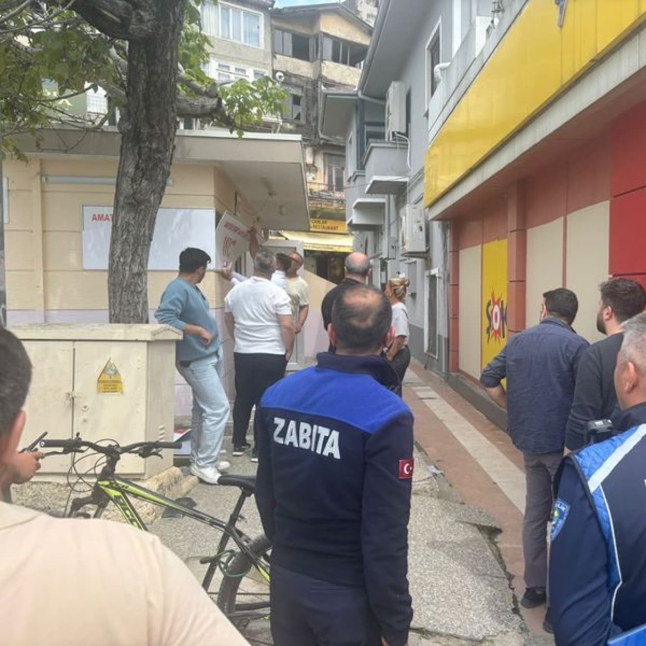 Gemlik'te işgale kaymakamlık müdahalesi