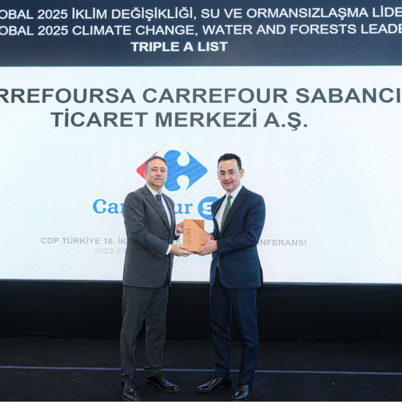 CarrefourSA, CDP değerlendirmesinde ‘Triple A’ derecelendirmesine ulaştı
