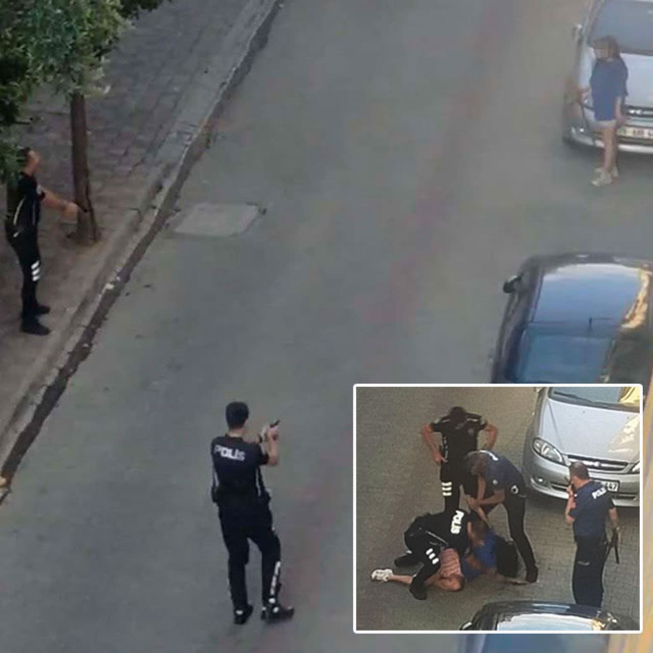 Samuray kılıçlı genç kız korkuyu yaşattı!