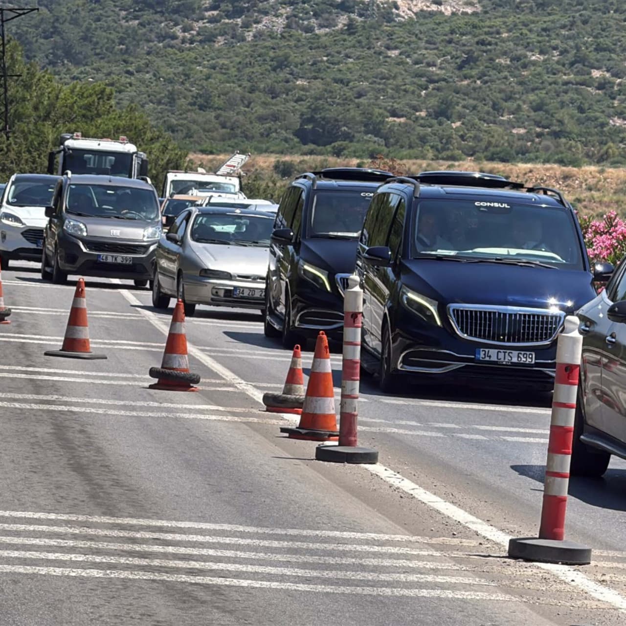 190 bin araç! Bodrum, Marmaris ve Datça'ya akın ettiler!