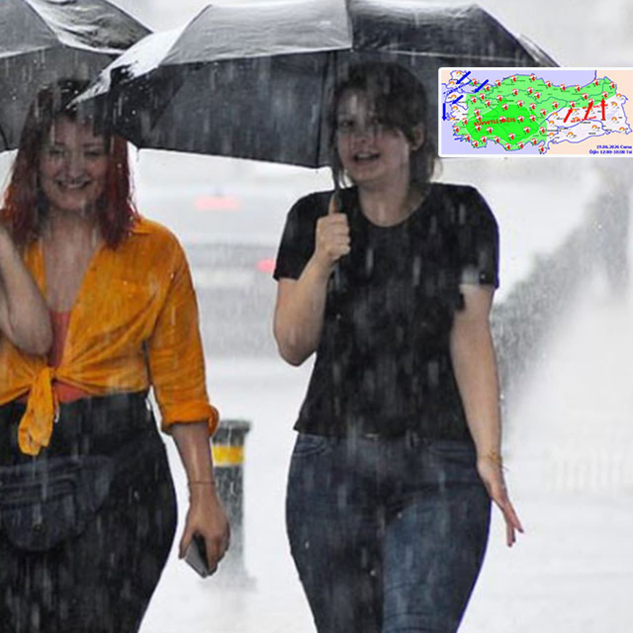Meteoroloji saat verip uyardı... 6 bölgede sağanak! 15 kent için 'sarı' alarm