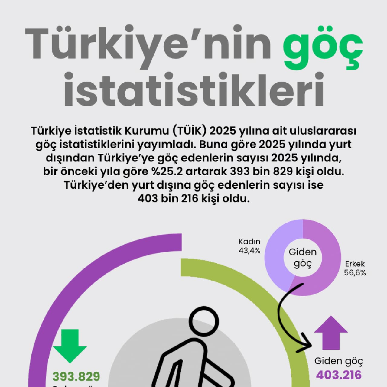 Türkiye’nin göç istatistikleri