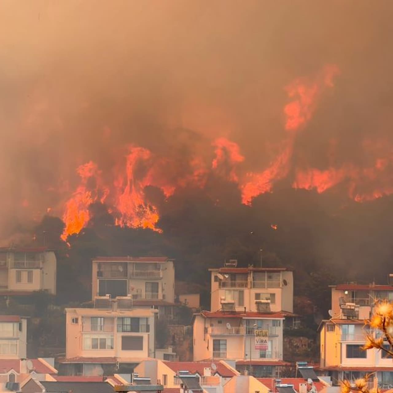 İzmir'de korkutan yangın! 