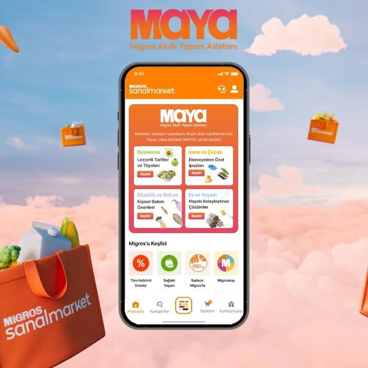 Migros’tan, yapay zeka asistanı MAYA