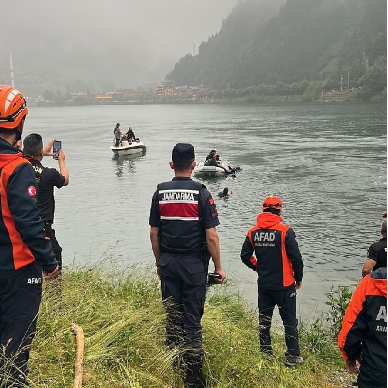 Uzungöl'e giren turist hayatını kaybetti