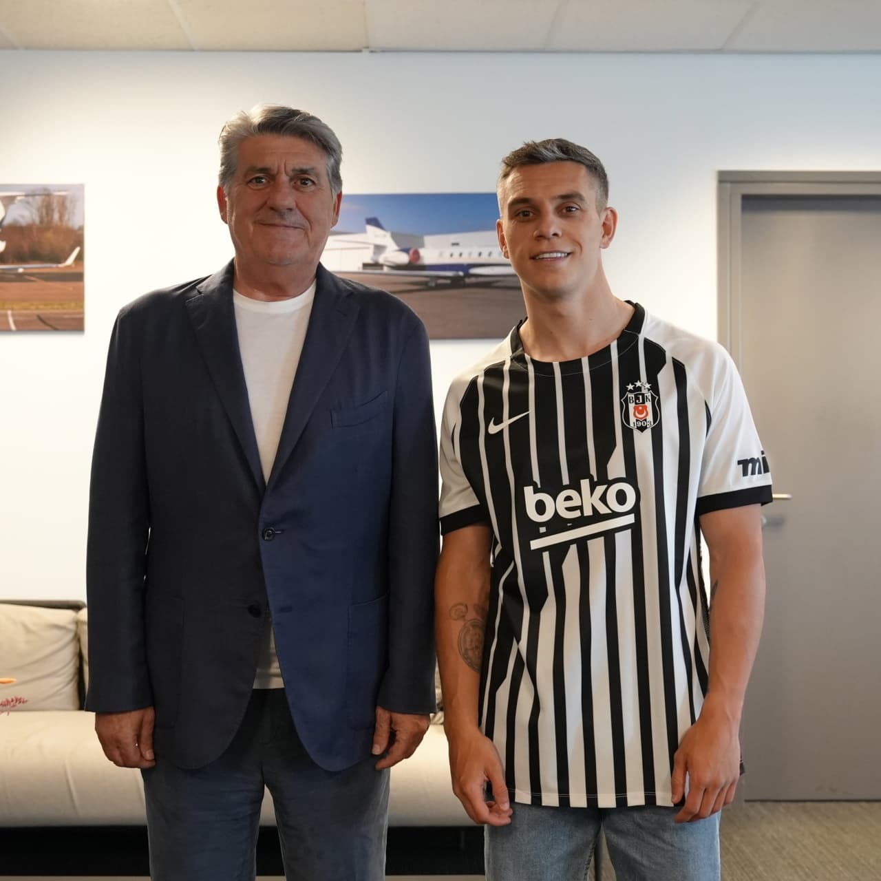 Trossard Beşiktaş için İstanbul'da!