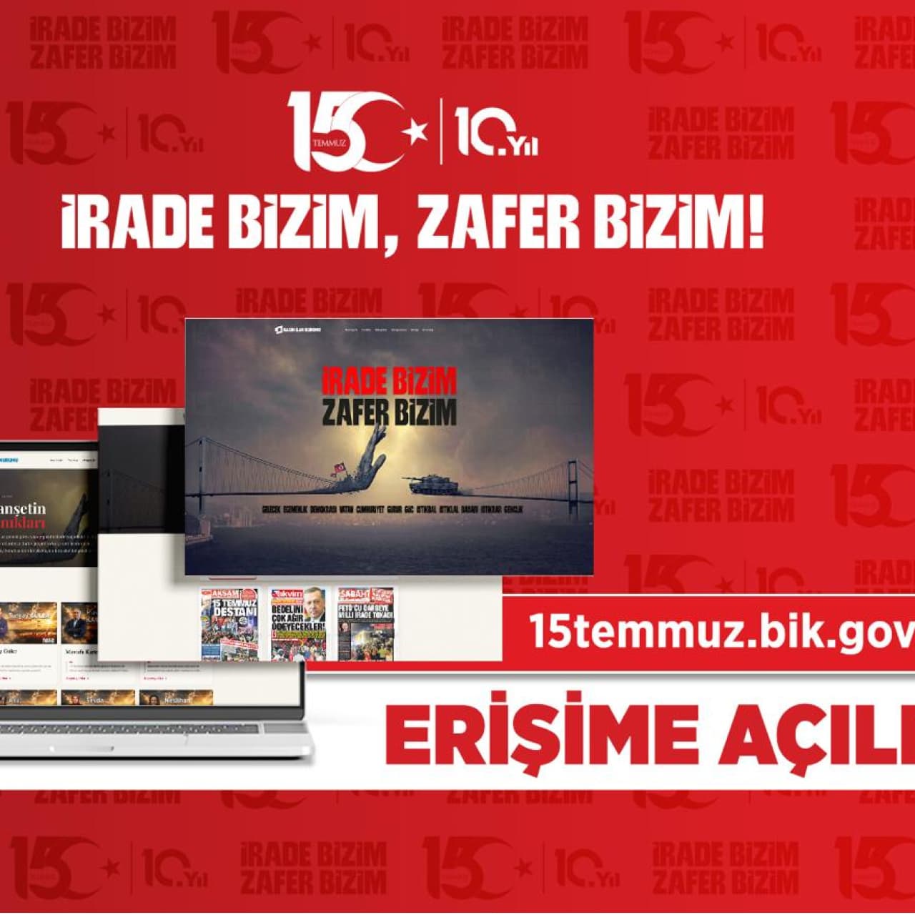 15 Temmuz'un dijital hafızası erişime açıldı