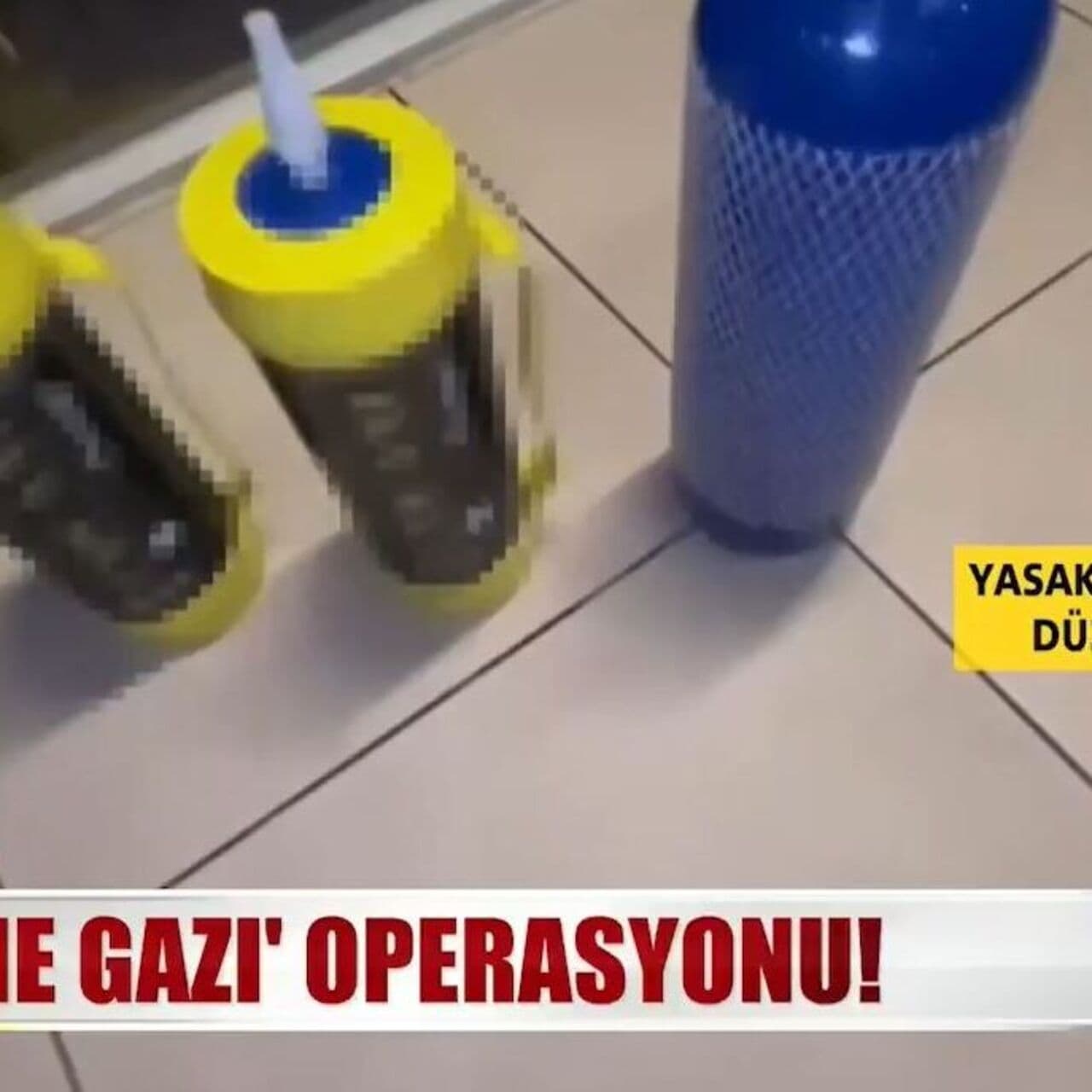 Gülme Gazı operasyonu! 