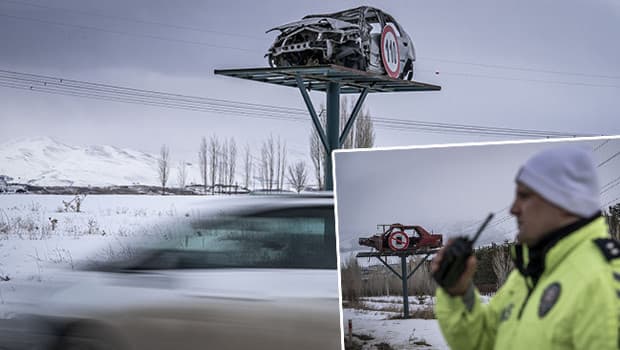 Erzurum'da yol kenarına yerleştirildi: Gören bir daha baktı! 'Şehrimizin belirli yerlerinde bunlar mevcut'