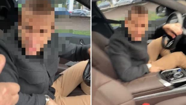 Trafikte yenidoğan bebekli aileye tabancalı tehdit