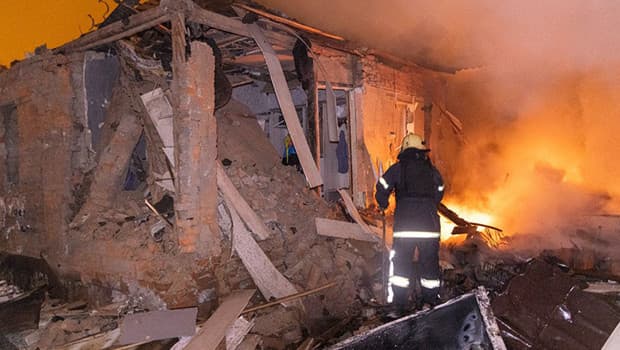 Rusya'dan Ukrayna'ya gece saldırısı