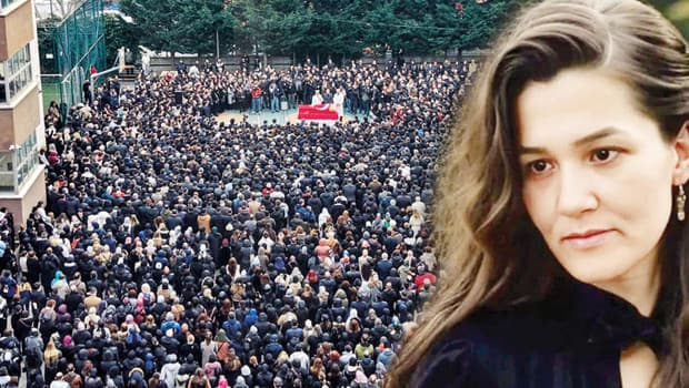 Fatma Nur Öğretmen’e veda! Okuldaki törene yüzlerce kişi katıldı