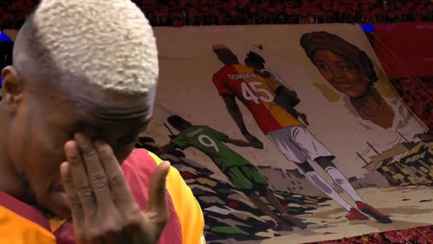 Galatasaray taraftarından Osimhen'e sürpriz koreografi! Gözyaşlarını tutamadı