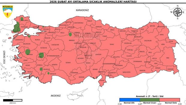 Meteoroloji raporunu açıkladı: Son 56 yılın en sıcak 3'üncü şubat ayı yaşandı