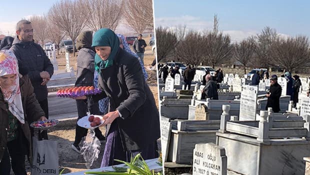 Iğdır'da 'ölüler bayramı' geleneği yaşatılıyor: Bölge halkı sabah saatlerinde gidiyor