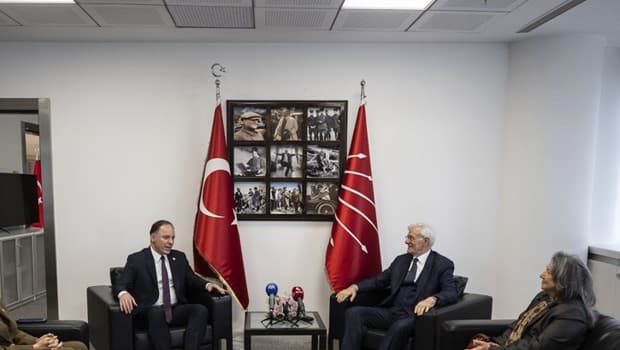 CHP Genel Merkezi'nde siyasi partiler arası bayramlaşma