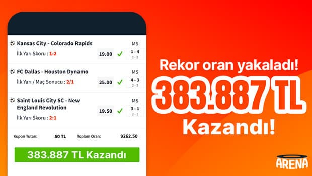 Rekor oran yakaladı, 383.887 TL kazandı…