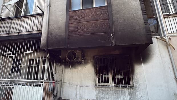 Apartmanda yangın dehşeti: 1 ölü