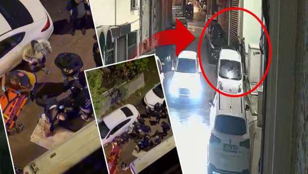 Husumetlisini ara sokağa götürüp vurdu... Saldırı kamerada
