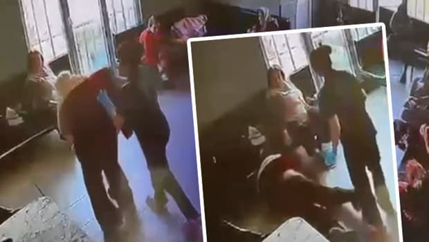 Yaşlı bakımevinde skandal görüntüler: Önce yere düşürdü sonra darbetti! Sosyal medyada tepki yağıyor... 4 gözaltı