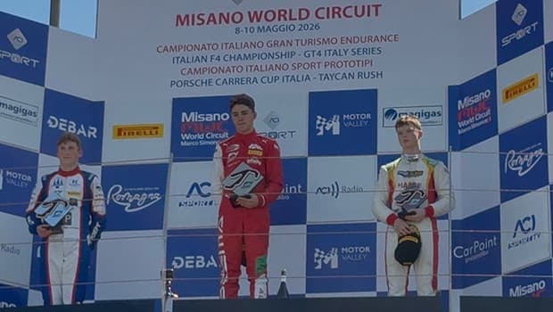 Alp Hasan Aksoy, Misano’daki Formula sahnesinde İstiklal Marşı'nı dinletti
