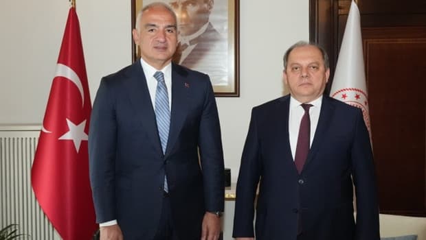 Bakan Ersoy, Yargıtay Başkanı Ömer Kerkez'i Cumhuriyet Müzesi'nde ağırladı