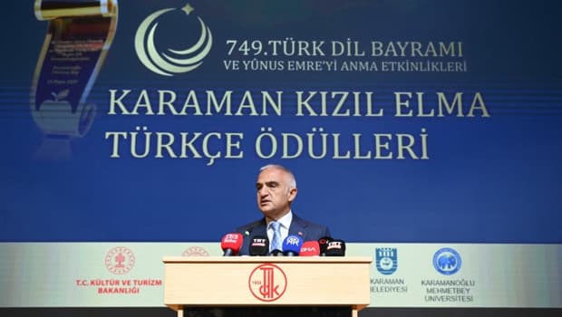 Kültür ve Turizm Bakanı Ersoy: Dil, onu kullanan herkesin hassas davranması gereken bir emanettir