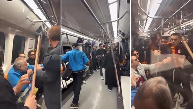 İstanbul'da metroda darp: 2 taraftar yakalandı