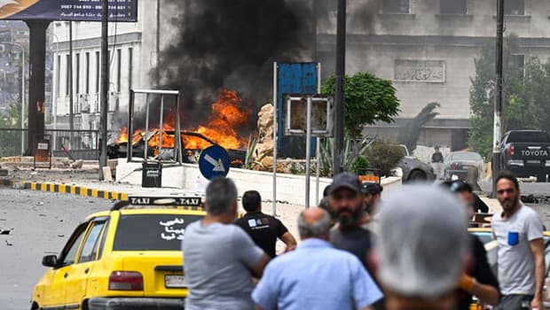 Suriye'nin başkenti Şam'da patlama: 1 kişi hayatını kaybetti