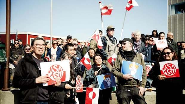 Grönland’da ABD’ye konsolosluk protestosu