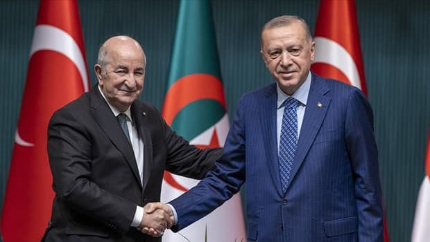 Cumhurbaşkanı Erdoğan, Cezayir’li mevkidaşı Tebbun ile görüştü