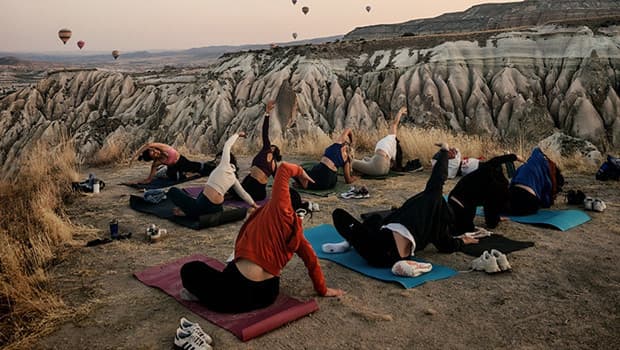 Kapadokya’da 3 gün sürecek yoga festivalinde geri sayım