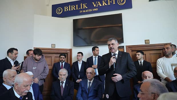 İçişleri Bakanı Çiftçi, Birlik Vakfı'nın bayramlaşma programına katıldı