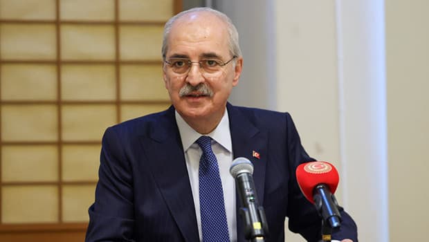 TBMM Başkanı Kurtulmuş, İsveç'te Cumhurbaşkanı Erdoğan'ın sözünü hatırlattı: Bu, temel değişim ihtiyacını yansıtmakta