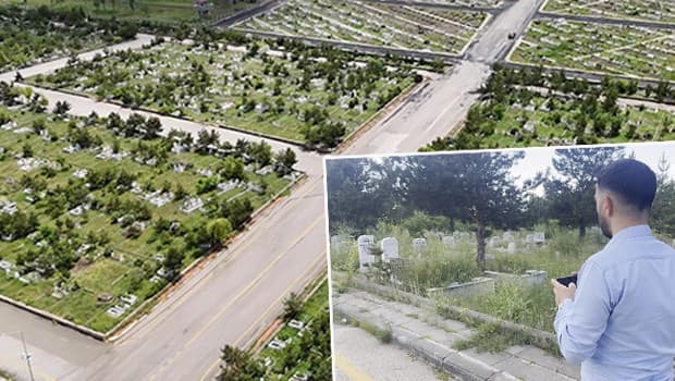50 bin mezarın haritası çıkarıldı: Navigasyon sistemi kullanılarak bulunabiliyor