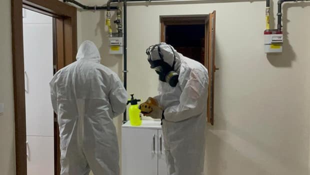 Böcek ilacı paniği! Apartman sakinleri tedbir amaçlı tahliye edildi