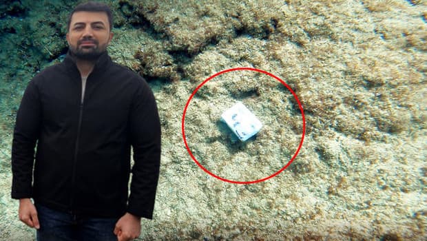 Antalyalı dalgıç denizde buldu, sosyal medyada paylaştı! 'Tehdit ediliyorum, suç duyurusunda bulundum'
