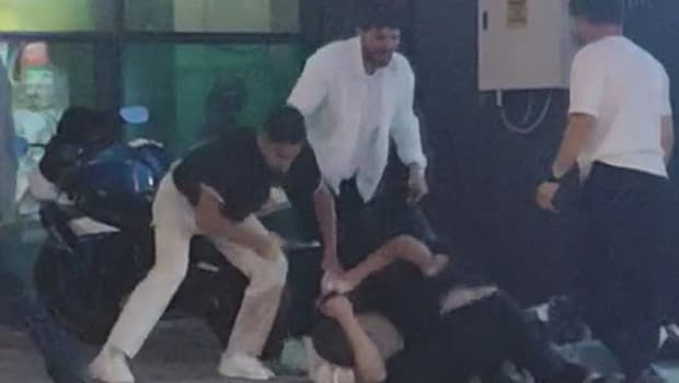 İstanbul’da gençlerin kavgası kamerada! Yere yatırıp demirle darbettiler