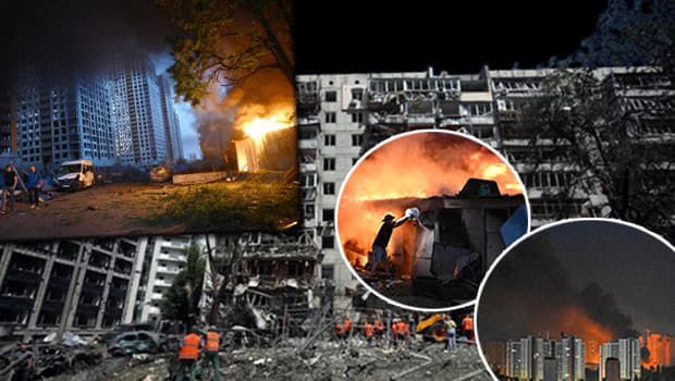 Rusya balistik füzeleri ateşledi: Kiev alevler içinde! Baltık Denizi'nde işgal hazırlığı