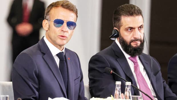Macron’dan Suriye’ye destek