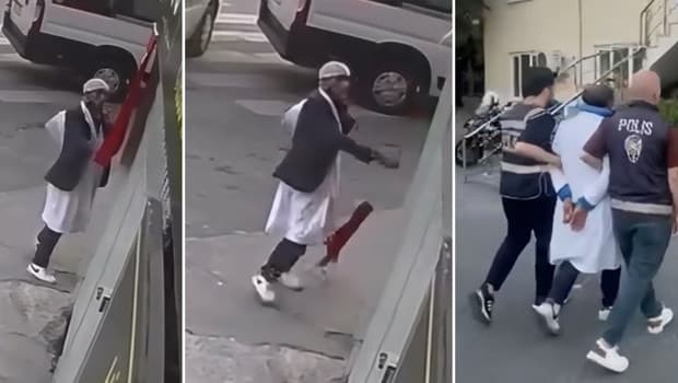 Kağıthane’de Türk bayrağını sökerek yere attı! Yakalanan şüpheli: Arada sırada kendimi kaybediyorum