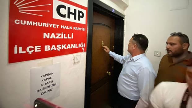 CHP Nazilli ilçe teşkilatında devir teslim krizi